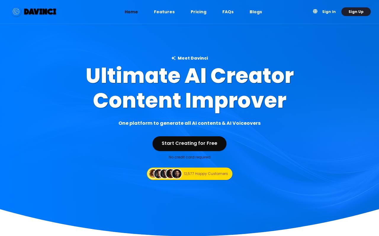 DaVinci AI